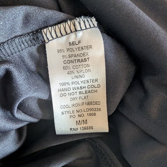 Lock & Key Navy Blue Sleeveless Dress Size M (NWOT) Lace Bodycon Wedding Guest - Picture 9 of 9